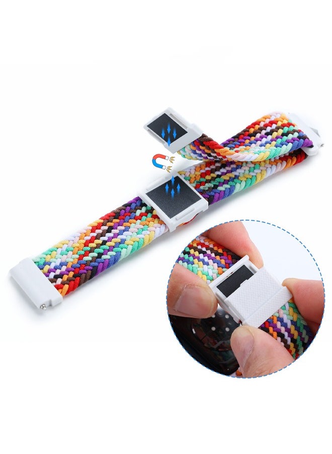 Generic - Samsung Galaxy Watch 6 44mm/40mm Galaxy Watch 6 Classic 43mm/47mm Galaxy Watch 5 40mm/ 44mm Galaxy Watch 5 Pro 45mm Adjustable Woven Strap Compatible With Galaxy Watch 4/5/6 - Image 1