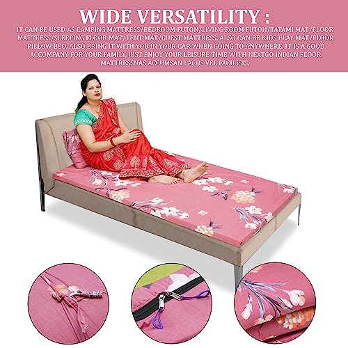 NEXTGO Foam Mattresses 2 inch Single Bed HR Met Foldable 36 x 72 inch (3 x 6 Feet) - Image 3