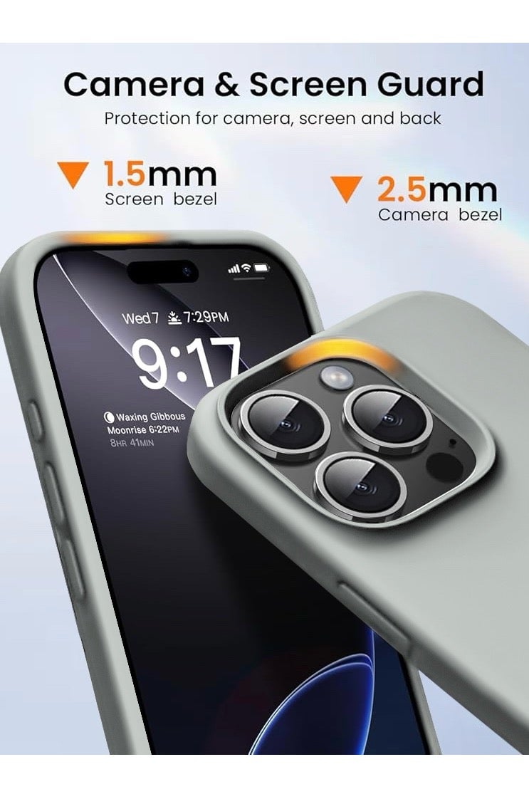 ريتي غطاء سيليكون لآيفون 15 برو – تصميم أنيق بجودة فائقة، ملمس ناعم احترافي، مقاوم للصدمات، حماية كاملة مع بطانة فاخرة من الألياف الدقيقة - Image 4