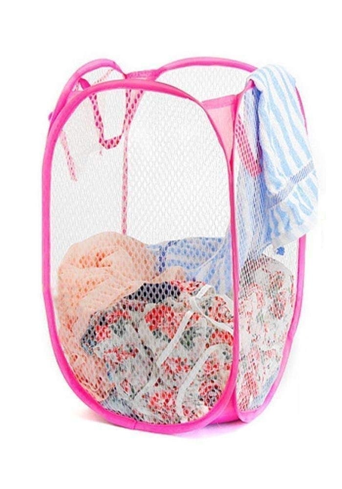 Kuber Industries Nylon Mesh Laundry Basket 30Ltr (Multi)-CTKTC026006 - Image 5