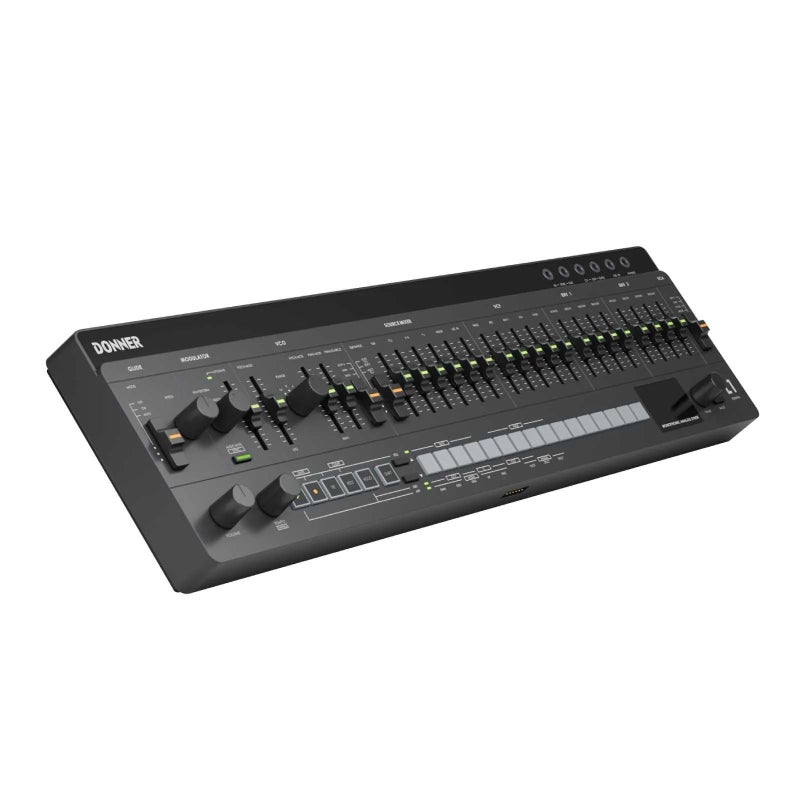 Donner L1 Essential Analog Monophonic Synthesizer 64‑Step Sequencer CV/Gate MIDI Synth for Studio Live  Performance - Image 1