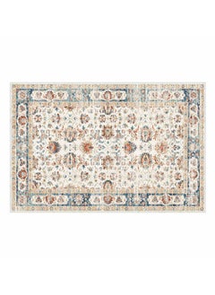 Generic Retro Persian style living room coffee table bedroom carpet - anti slip, stain resistant, easy to clean, washable, soft and comfortable area carpet  - Image 1