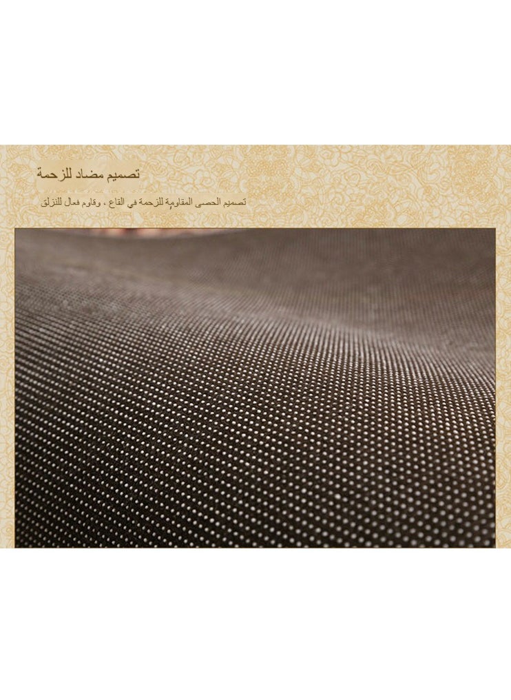 Generic Retro Persian style living room coffee table bedroom carpet - anti slip, stain resistant, easy to clean, washable, soft and comfortable area carpet  - Image 4