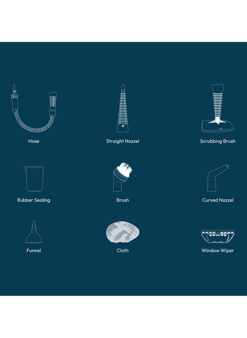 ELK 9 in 1 Steam Cleaner 1200W Multipurpose Cleaning Device - Image 5