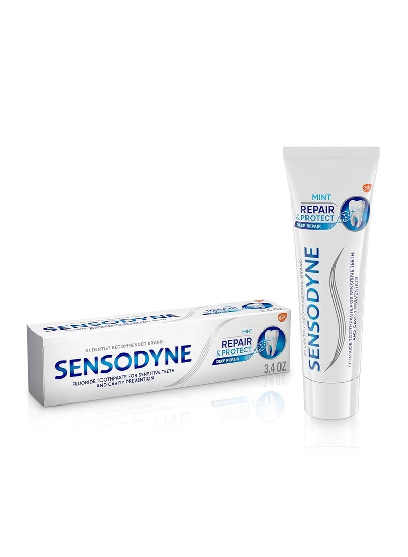 SENSODYNE PRONAMEL سنستوداين للإصلاح المتقدم والحماية بنكهة النعناع البارد 75 مل