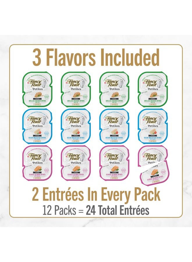 Fancy Feast Purina Fancy Feast Gourmet Cat Food, Petites Gravy Collection, Gravy Wet Cat Food Variety Pack break-apart tubs - (Pack of 24) 2.8 Ounce Cans - Image 5
