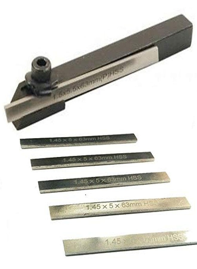 LEGLO Mini Parting Tool Cut off Holder with 6Pcs HSS Blades for Mini Lathes 8mm Shank - Image 3