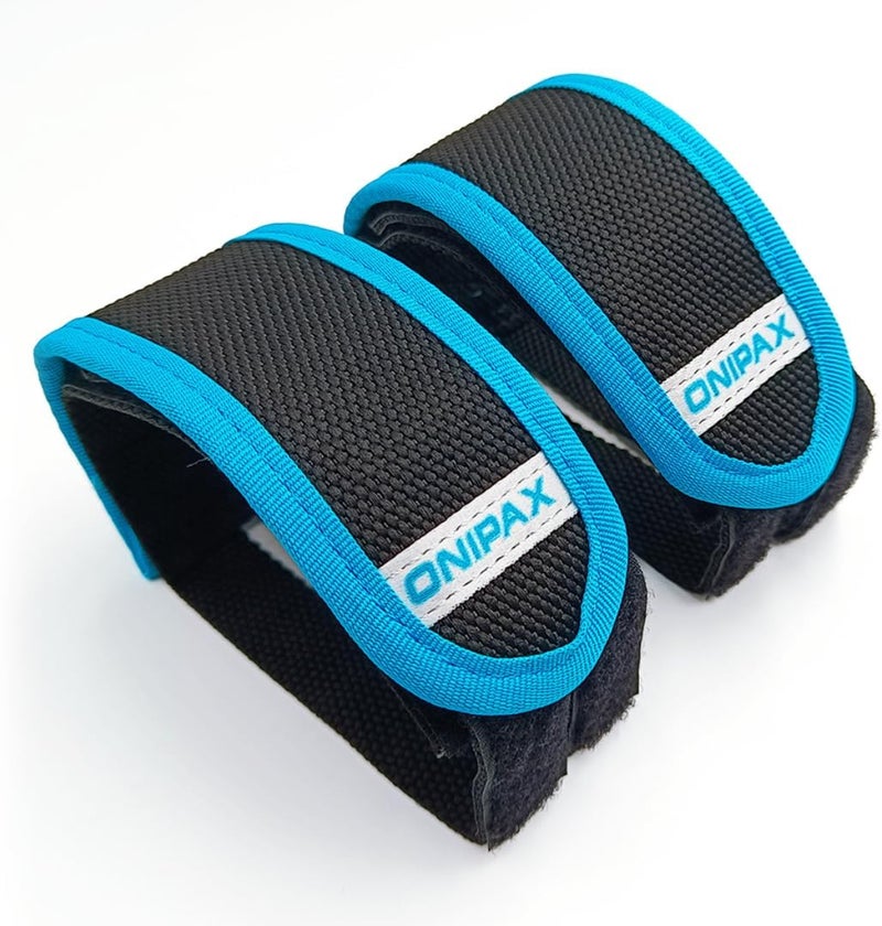 ONIPAX Outdoor Bike Pedal Straps - Blue - Image 1