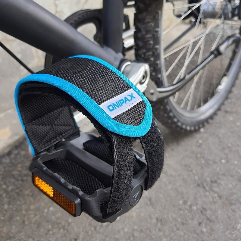 ONIPAX Outdoor Bike Pedal Straps - Blue - Image 5