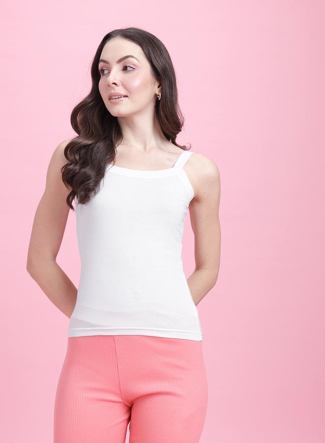 Leading Lady Pack of 2 - Solid Non Padded Cotton Camisole - Image 2