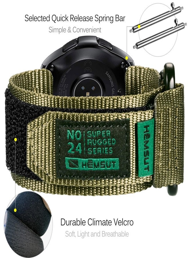 DAVILANE سوار ساعة سريع الفك مقاس 22 مم لساعات Amazfit T-Rex 3 Pro 48mm/Active MAX/Bip 6/Bip 5/Bip Max/Cheetah 2 Ultra/Balance Ultra/Balance 3، وGarmin Venu 4 45mm/Vivoactive 4 45mm/Forerunner 265 46mm/Forerunner 255 46mm/255 Music، أساور معصم بديلة من النايلون مزودة بشريط لاصق. - Image 5