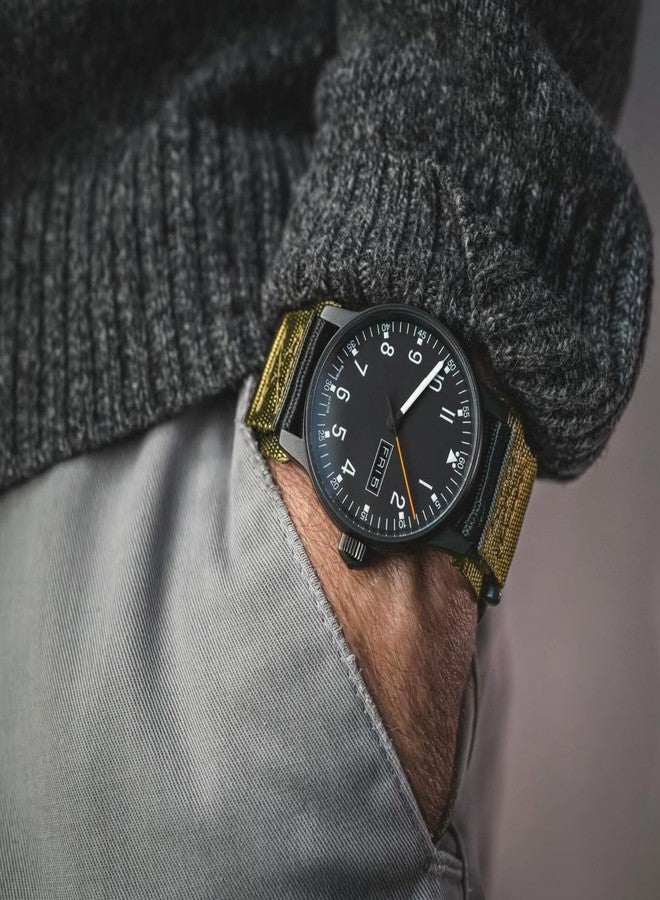 DAVILANE سوار ساعة سريع الفك مقاس 22 مم لساعات Amazfit T-Rex 3 Pro 48mm/Active MAX/Bip 6/Bip 5/Bip Max/Cheetah 2 Ultra/Balance Ultra/Balance 3، وGarmin Venu 4 45mm/Vivoactive 4 45mm/Forerunner 265 46mm/Forerunner 255 46mm/255 Music، أساور معصم بديلة من النايلون مزودة بشريط لاصق. - Image 2
