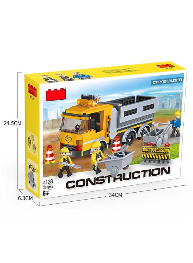 COGO Construction Site Building Set - 263 Pieces - Image 5