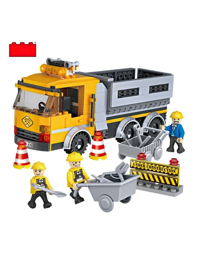 COGO Construction Site Building Set - 263 Pieces - Image 1