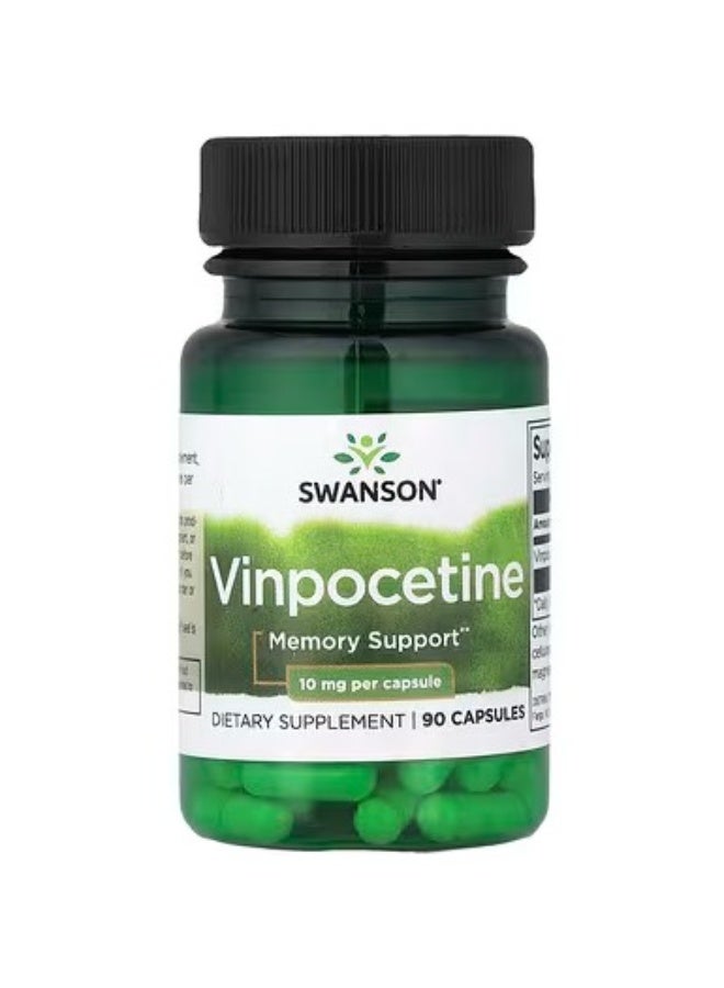 SWANSON VINPOCETINE 10MG | 90 CAPSULES - Image 1
