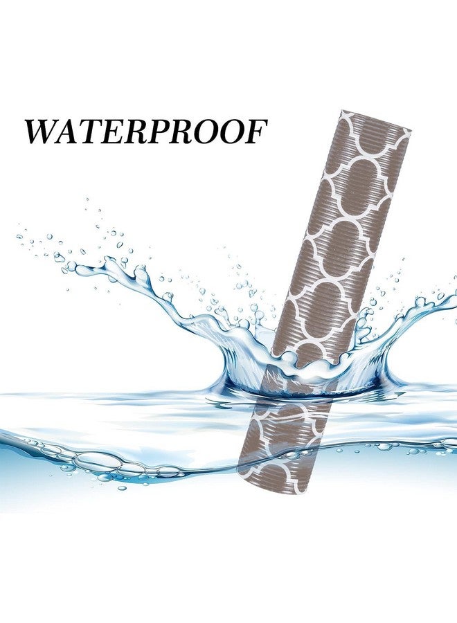 STAR WORK Non Adhesive Shelf Liners for Kitchen Cabinets, Non Slip Drawer Liners for Kitchen, Waterproof Cabinet Liners for Shelves, Fridge Liner for Dresser/Fridge/Bathroom (Grey Quartre, 45 cm X 3 m) - Image 5