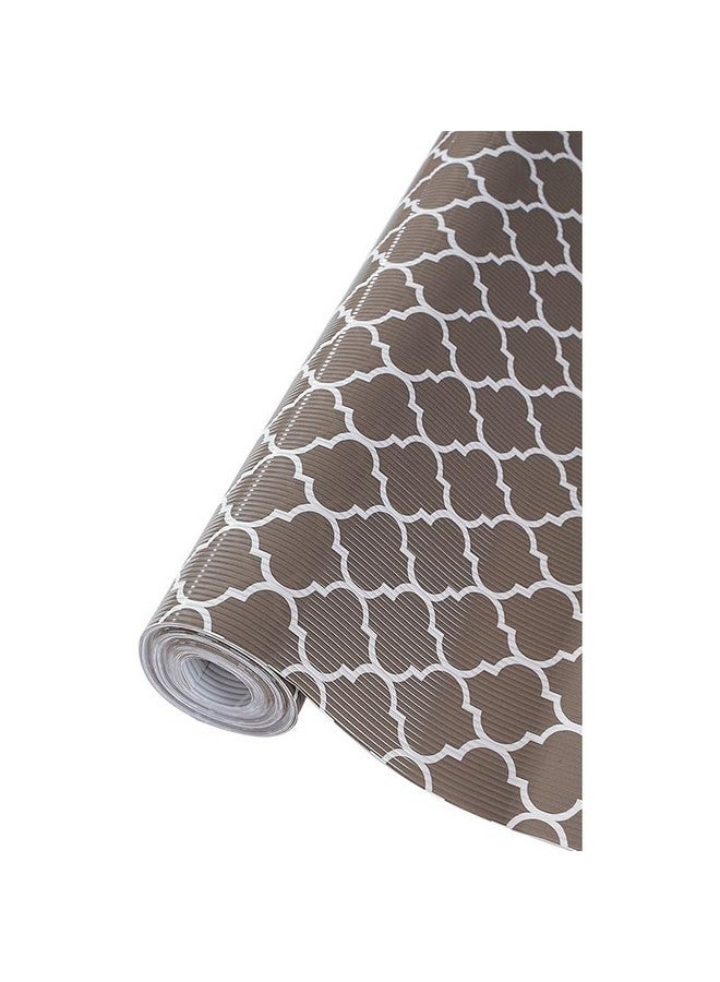 STAR WORK Non Adhesive Shelf Liners for Kitchen Cabinets, Non Slip Drawer Liners for Kitchen, Waterproof Cabinet Liners for Shelves, Fridge Liner for Dresser/Fridge/Bathroom (Grey Quartre, 45 cm X 3 m) - Image 2