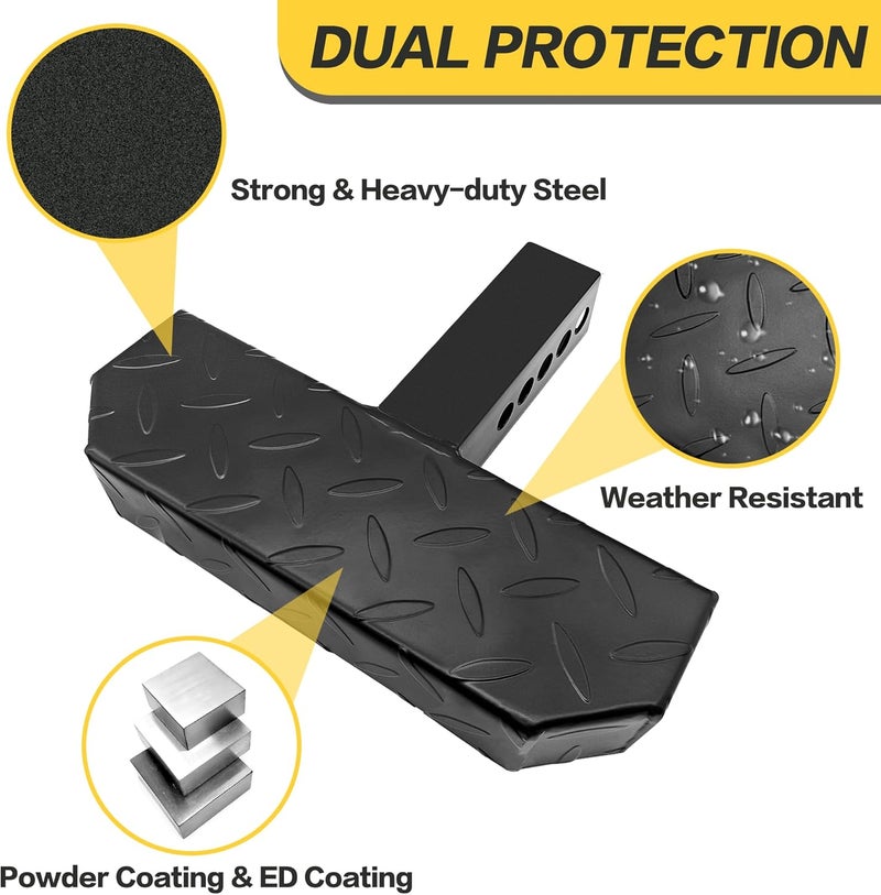 KAYCENTOP Universal Hitch Step - Anti Slip Towing Bumper Guard - Image 4