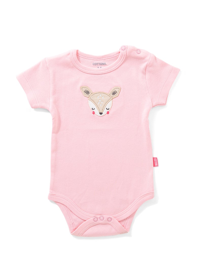 COTTONIL - Pack of 3 Cotton Half Sleeve Bodysuit for Baby - Image 1