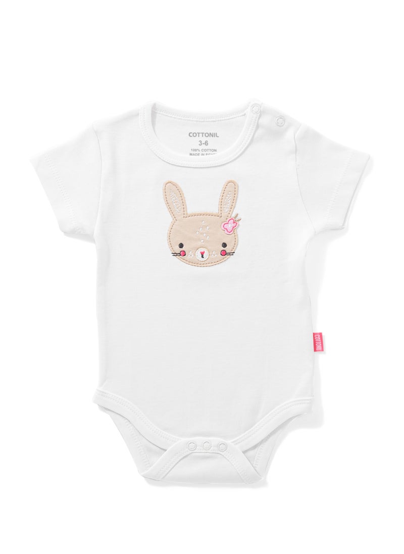 COTTONIL - Pack of 3 Cotton Half Sleeve Bodysuit for Baby - Image 1