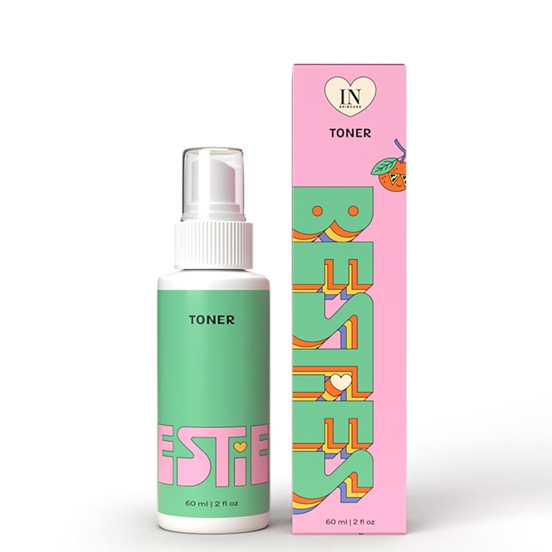 InstaNatural BESTIES Gentle Teen Spray Face Toner  with Vitamin C Hyaluronic Acid Niacinamide  for Hydration Smoothness Even Skintone  Simple Skincare for Healthy Skin for All Skin Types