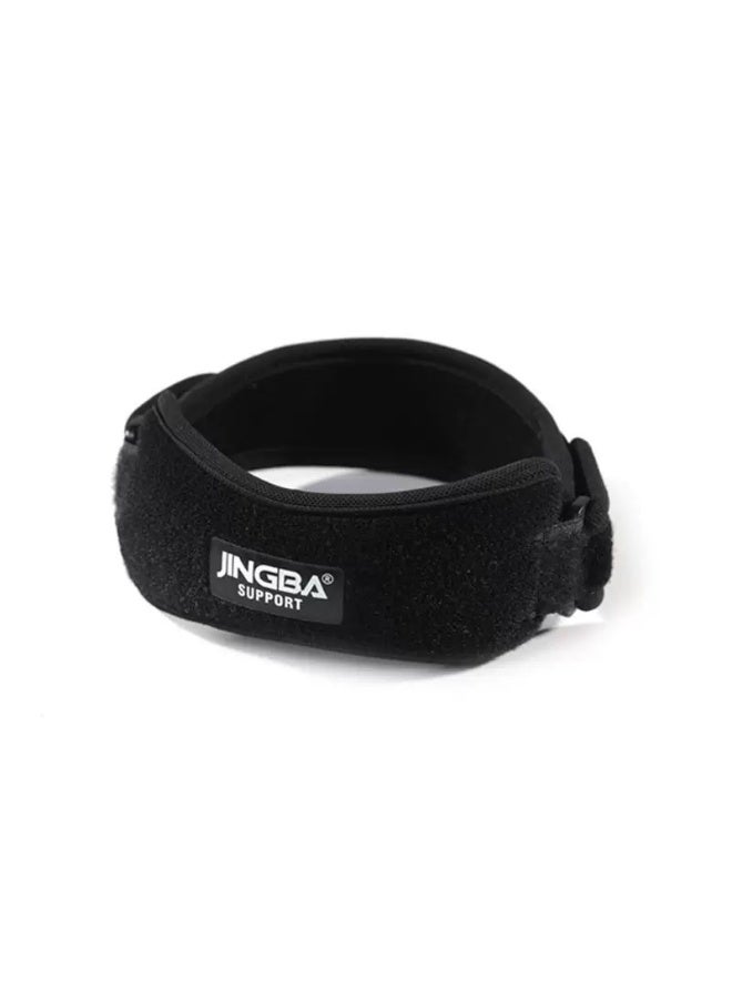 جينجبا سابورت دعامة تثبيت الركبة لعلاج آلام الركبة، دعامة ركبة الرضفة للجنسين، مناسبة لكرة السلة والجري والمشي لمسافات طويلة وكرة الطائرة والتنس والقرفصاء (المقاس: 43.5 × 6 سم) - Image 2