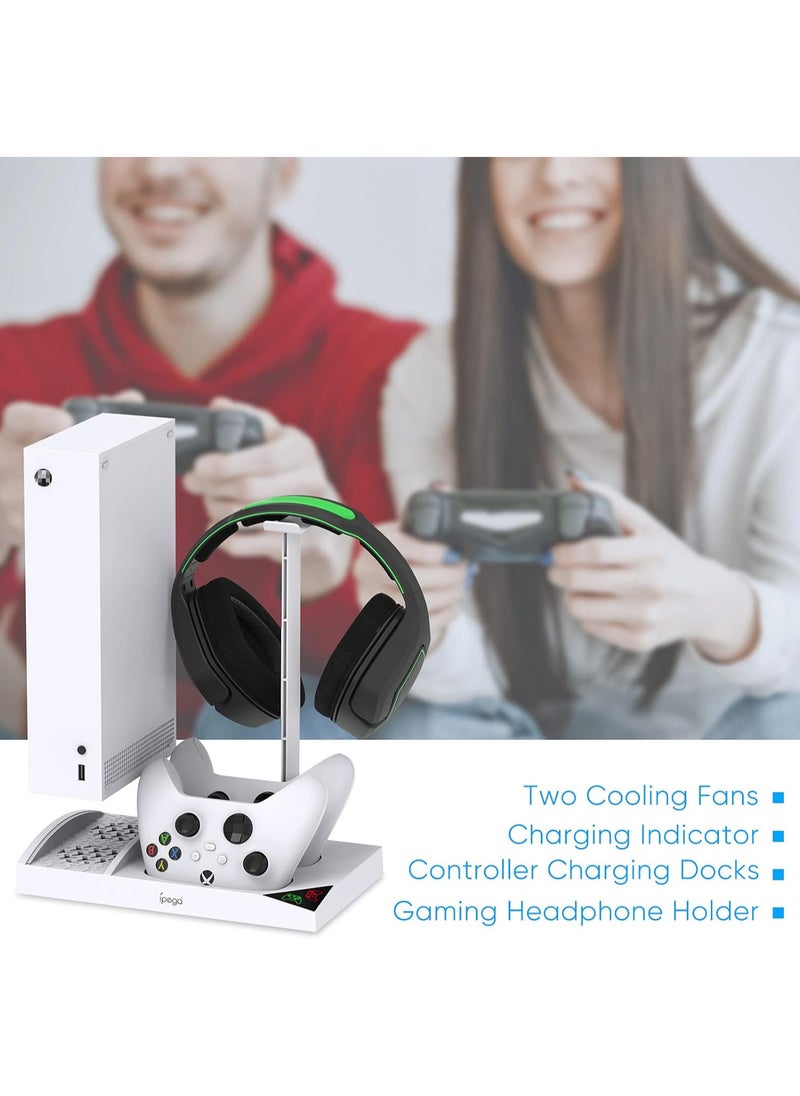 ماركة غير محددة - Vertical Cooling And Charging Stand For Xbox Series S Console - Image 1