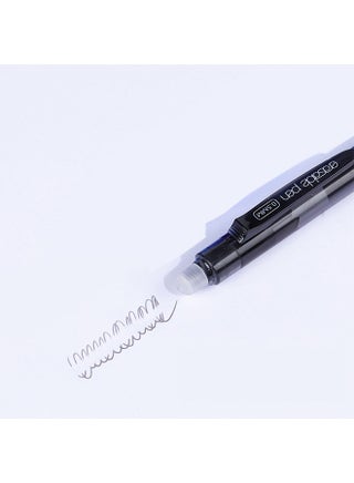 12 black erasable pens in a box gel pen easy erasable pen large capacity pen - view 2