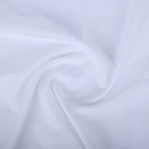 Dollar Cotton Handkerchiefs Hanky for Men - White Striped In Pack of 6 - Image 5