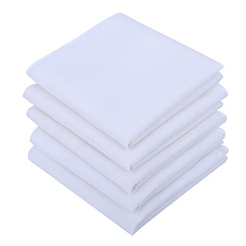 Dollar Cotton Handkerchiefs Hanky for Men - White Striped In Pack of 6 - Image 4