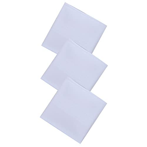 Dollar Cotton Handkerchiefs Hanky for Men - White Striped In Pack of 6 - Image 3