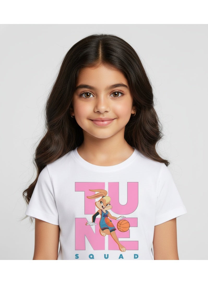 Space Jam تي شيرت موضة للفتيات سبيس جام 2-8 سنوات - Image 2