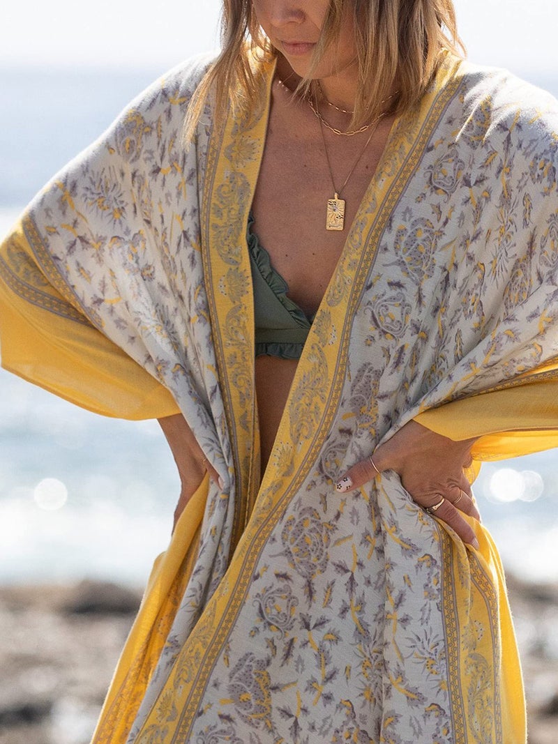 Moss Rose Women Summer Bikini Kimono Bathing Suit Cover Ups for Swimwear - Image 2