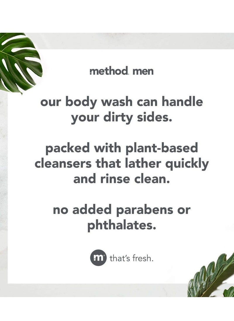 Method - Method Men Body Wash, Cedar + Cypress, Paraben and Phthalate Free, 18 fl oz (Pack of 1) - Image 1