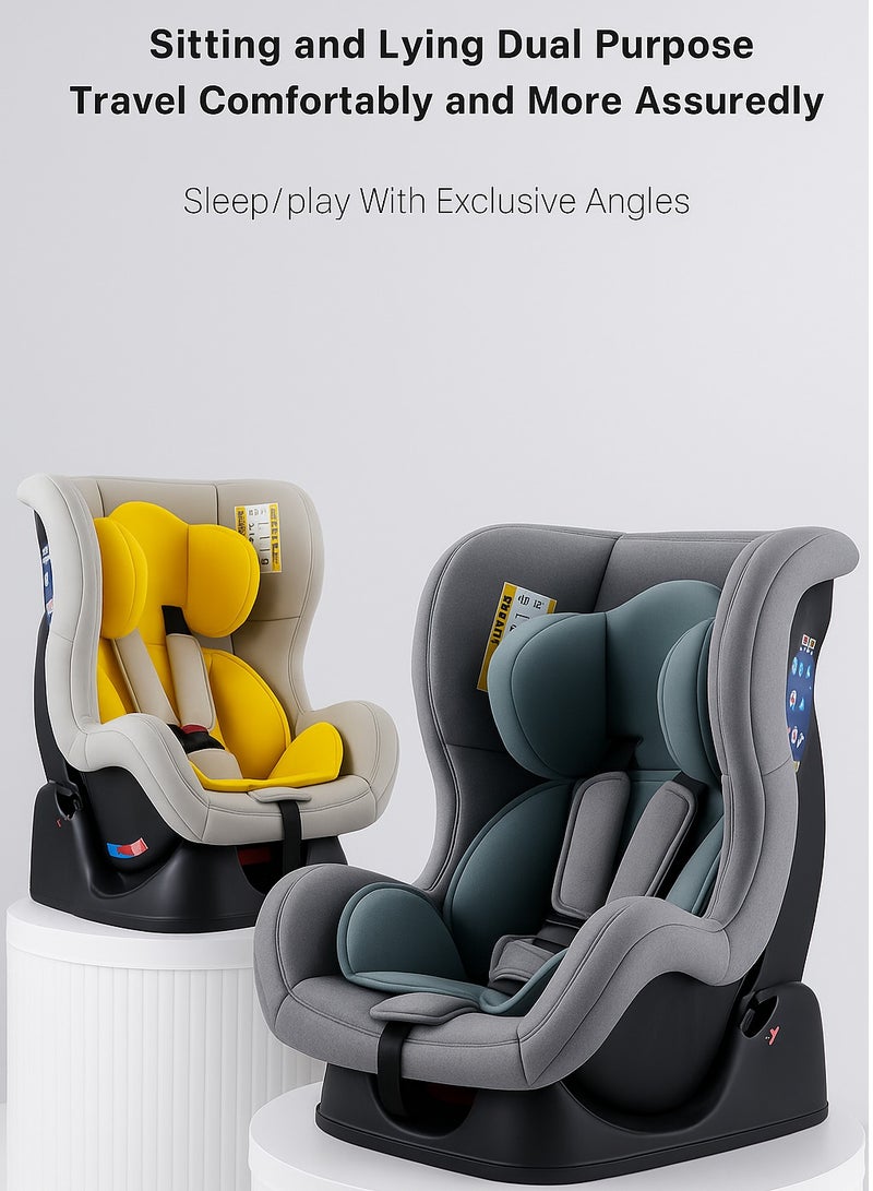 Toddler Car Seat 0 to 4 Years Adjustable Reclining Infant Car Seat Shock-Absorbing Cushion 360 Surround Protection Universal for Most Vehicles  - Image 2