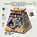 iDventure Cluepuzzle Pyramid of The Sun Wooden 3D Puzzle Escape Room Box Sequential Riddles with Hidden Treasure Fun Family Game Night Activity for Ages 10 Extension Aztek - Image 4