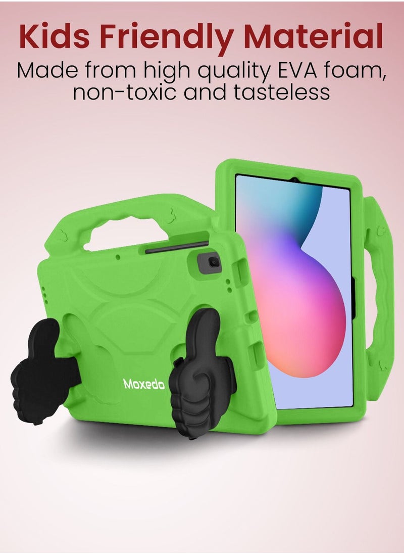 Moxedo Shockproof Protective Case Cover Lightweight Convertible Handle Kickstand for Kids with Pencil Holder Compatible for Samsung Galaxy Tab A8-10.5-inch X200 / Tab A7 10.4-inch T500 - Green - pzsku/ZC4D0426BA44496E71013Z/45/_/1659971296/be30e78e-ea8b-4c44-9573-9a92d4e87d0f