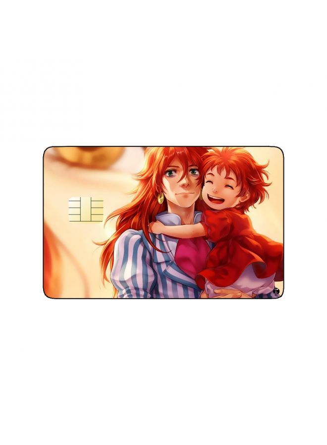 RKN PRINTED BANK CARD STICKER Ponyo Anime - Image 2