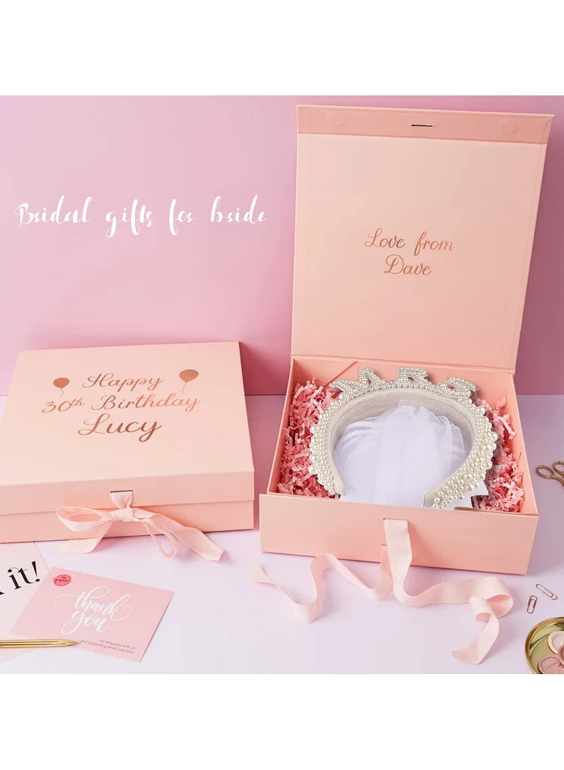 SOLARAE Bride Headband, Bride To Be Headband for Bridal Shower Gift Elegent Pearl Bridal Headband with Veil Bachelorette Party Decorations Bride Accessories - Image 3