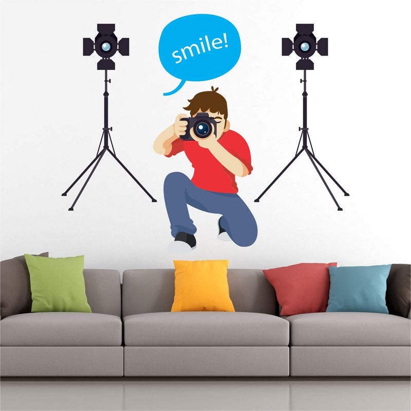 StickMe 'Photo Shot - Smile - Photography - Studio - Wall Sticker' - Image 3