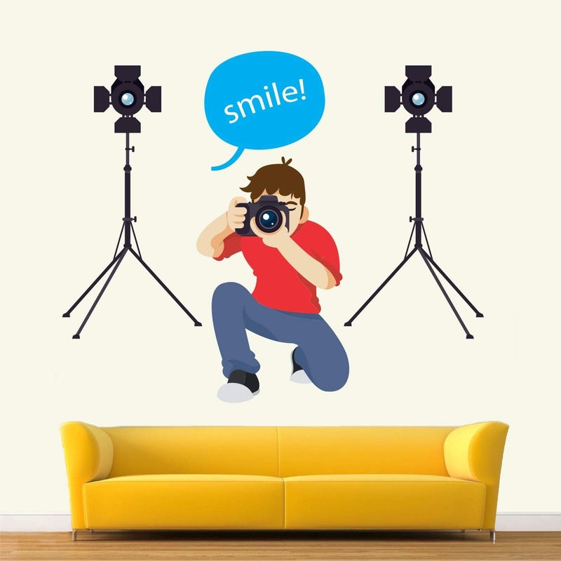 StickMe 'Photo Shot - Smile - Photography - Studio - Wall Sticker' - Image 2