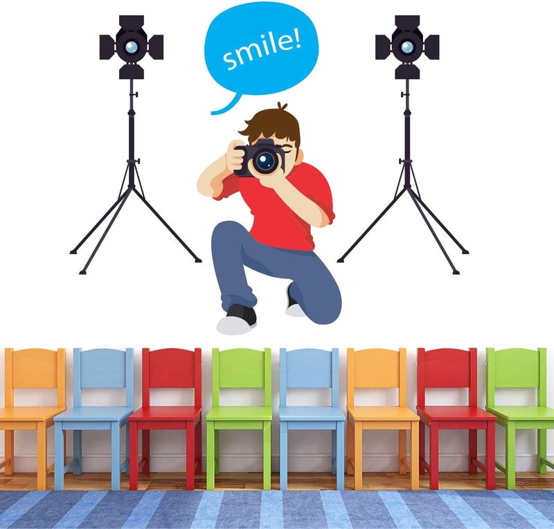 StickMe 'Photo Shot - Smile - Photography - Studio - Wall Sticker' - Image 4