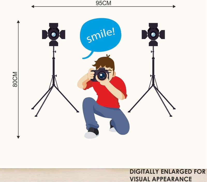 StickMe 'Photo Shot - Smile - Photography - Studio - Wall Sticker' - Image 5