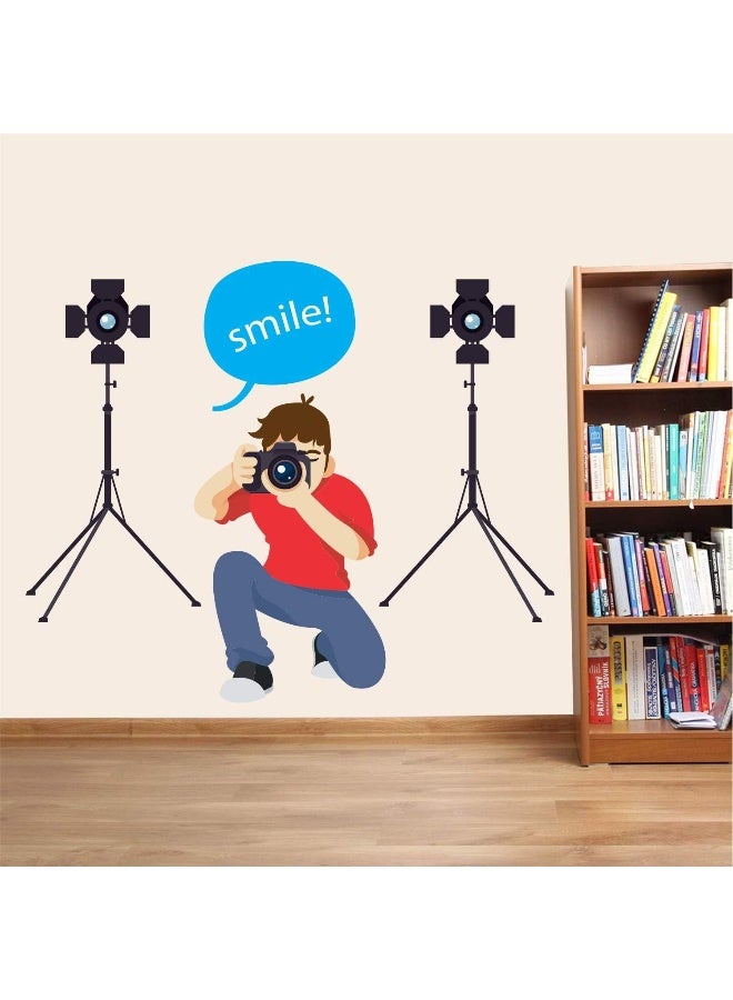 StickMe 'Photo Shot - Smile - Photography - Studio - Wall Sticker' - Image 1