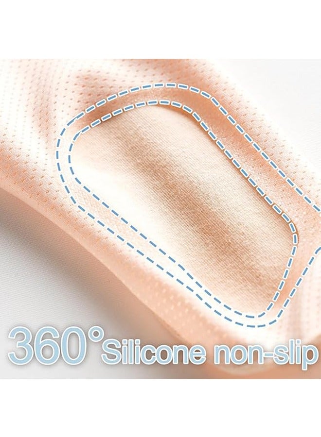 Generic 5 pairs Women No Show Socks Ultra Low Cut Liner Socks Ice Feeling socks Non Slip Liner Invisible Hidden Thin Socks  - Image 2