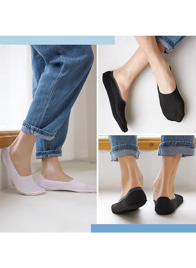 Generic 5 pairs Women No Show Socks Ultra Low Cut Liner Socks Ice Feeling socks Non Slip Liner Invisible Hidden Thin Socks  - Image 5