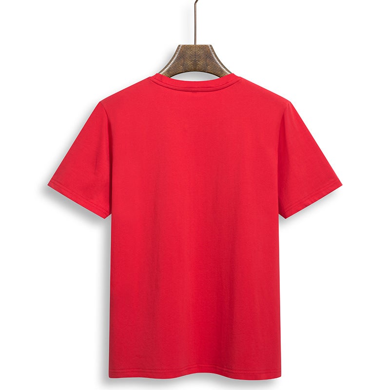 2023 Summer National Team Cotton Quick-Drying Crew Neck T-Shirt Adult And Children Games Competition Training Clothes China Tide - Image 5