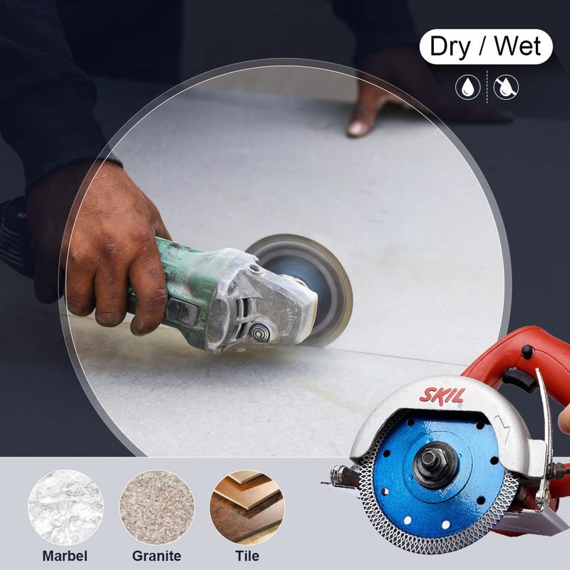 DAPRO 5Pcs/Lot Super Thin Tile Blade 4.5" Diamond Saw Blades for Granite Marble Ceramic Porcelain Tile - Image 5