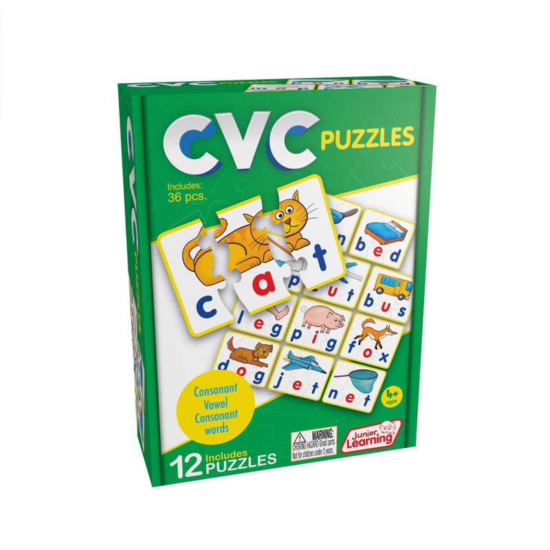 Junior Learning ألغاز CVC التعليمية للأطفال - Image 1
