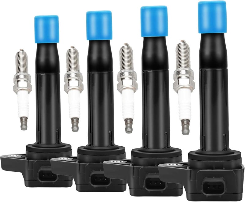 DRIVESTAR Set of 6 Iridium Spark Plugs and Ignition Coil Pack for Acura and Honda - Image 1
